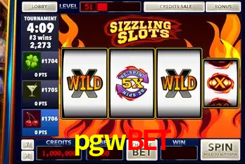 Interface do App pgwbet